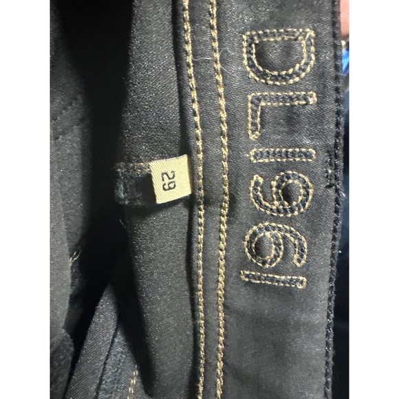DL1961 Emma Power Legging Lamb Leather Skinny Jeans Coated Denim Edgy Sz 29 - Picture 9 of 16
